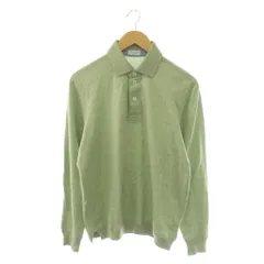 ブルネロクチネリ BRUNELLO CUCINELLI ニットポロシャツ 46 緑 DB92358 /MI ■OS ■ADのサムネイル