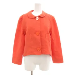 ピエールカルダン Pierre Cardin ジャケット ウール 9 ピンク 桃色 丸襟 長袖 パッチポケット /SC ■GY06のサムネイル
