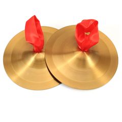NOELAMOUR Mini Cymbals, 15cm, Kids' Musical Instrument, Set of 2, Bronze Crash Cymbals, Percussion Instrument