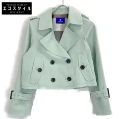 BLUE LABEL CRESTBRIDGE　ブルーレーベルクレストブリッジ　24年製 ライトグリーン ショートトレンチコート/クロップドジャケット　36のサムネイル