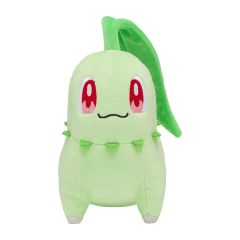 中国限定】ポケモン チコリータ可動ぬいぐるみ 頭の葉っぱ動きます