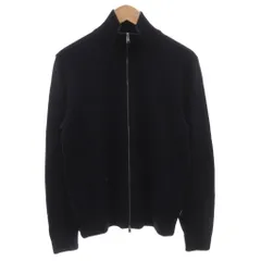 ヒューゴボス HUGO BOSS ジップアップセーター ニット ハイネック ウール 長袖 S 紺 ネイビー /FFのサムネイル