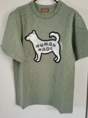 (新品) HUMAN MADE ヒューマンメイド 犬 半袖 Tシャツ カーキ Sのサムネイル