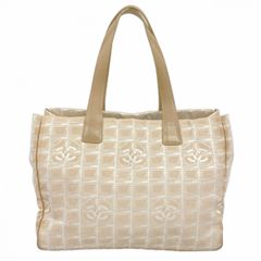 正規品】CHANEL ニュートラベルライン トートMM ベージュ 訳あり 