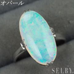 ☆【昭和レトロ】プラチナ pm オパール ダイヤ 千本透かし 4g 7号 