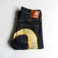 【雰囲気抜群/濃紺】EVISU 【LOT.2000 デニムパンツ】33×35 エビス ジーンズ カモメ 26050525のサムネイル