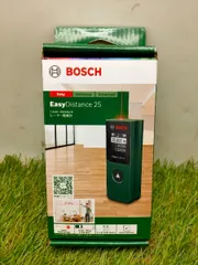 ☆ 보쉬 (BOSCH) 레이저 거리 측정기 이지디스턴스 25 측정 도구 레이저 클래스 2 (측정 범위: 0.14-25m) 배터리 작동식 (AAA x 2) 미사용