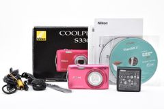미품 Nikon 니콘 COOLPIX S3300 핑크 디지털 카메라 A123N #12