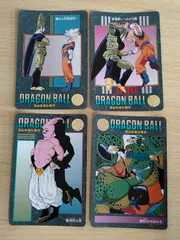 aca582 DBZ ドラゴンボールZ カードダス カード まとめ コレクション セル対孫悟空!! 最高レベルの決戦 純粋な悪 アンドロイド吸収 4枚 277 279 291 バンダイ 食玩 カードダス