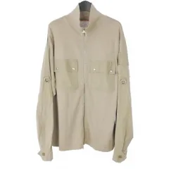 プラダスポーツ PRADA SPORT フルジップニット 切替 コットン マルチポケット 50 ベージュのサムネイル