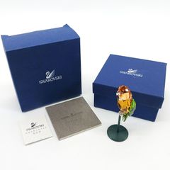 SWAROVSKI スワロフスキー 2004年 廃盤品 置物 鳥 Boali Antique Green