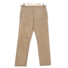 コムデギャルソンオムプリュス COMME des GARCONS HOMME PLUS パンツ スラックス M チェック柄 スリムテーパード ベージュ AD2001 /AE