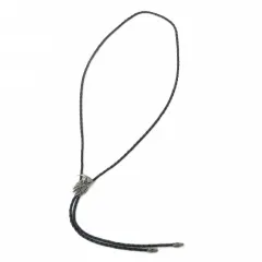 el conductorH 美品 ネックレス ループタイ シルバー925 el conductorH 希少 美品 ネックレス ループタイ レザー 死神モチーフ