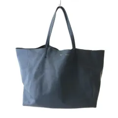 セリーヌ CELINE ホリゾンタルカバ トートバッグ ラージトート ショルダーバッグ ブルー のサムネイル