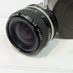 【塩】NIKKOR 28mm F2.8 Ai 革ケース付属　Nikon ニコン Fマウント マニュアルフォーカス 単焦点 広角レンズ【23928MO】E24
