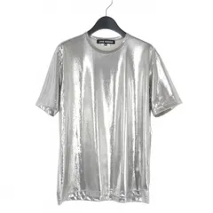 ジュンヤワタナベ JUNYA WATANABE コムデギャルソン 25SS メタリック カットソー Tシャツ 半袖 M シルバー JO-T015のサムネイル