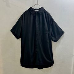 美品 スティーブンアラン ターンオーバーカラー 半袖シャツ ドレープ