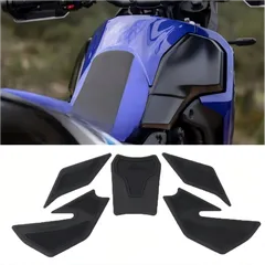 【送料無料】ヤマハ(Yamaha) テネレ700用 サイドタンクグリップパッド(ラバープロテクター) ブラック 滑り止め・傷防止・耐摩耗 簡単貼付 ドレスアップ効果抜群のサムネイル