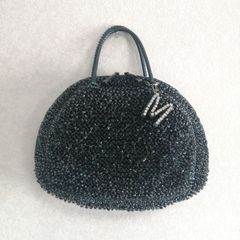 ミナペルホネン ショルダーバッグ タンバリン刺繍 リネン ボディバッグ
