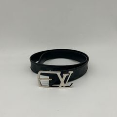 希少】Louis Vuitton 筆記体ロゴ ベルト 90/36 刻印有 - メルカリ