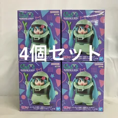 未開封 初音ミク ガンダム45周年 ザクぐるみ フィギュア 4個セット SF5C65 c107