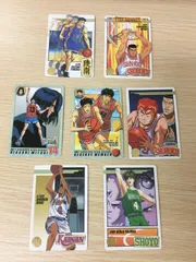 ux423 スラダン スラムダンク カード まとめ STAR MEMBER RESERVE MEMBER 赤木剛憲 福田吉兆 三井寿 湘北補欠メンバー 花道桜木 牧紳一 藤真健司 7枚 #84 #70 #67 #68 #27のサムネイル