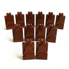 Authentic, pre-owned LEGO set: Rocky Mountain, 12 pieces, brown LEGO bricks. [Item number: 3890]