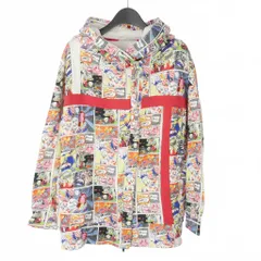 ツモリチサト TSUMORI CHISATO 総柄プリントパーカー ジップアップ フーディ コットン コミックモチーフ サイズ2 マルチカラー TC53JO160のサムネイル