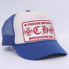 確実正規品】クロムハーツトラッカーキャップ ホワイト/ブラック 本物