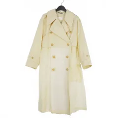 メゾンマルジェラ Maison Margiela 白タグ 17SS インサイドアウト デコルティケ トレンチコート フード付き 42 アイボリー S29AH0035のサムネイル