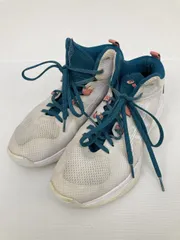 asics アシックス スニーカー 26.0 ホワイト ナイロン スエード ワンポイント ブランドロゴ 紐 ミッドカット メンズ レディース