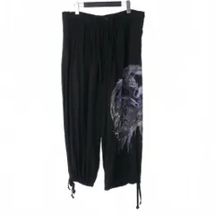 ヨウジヤマモト YOHJI YAMAMOTO ブラックスキャンダル  BLACK Scandal 19AW 朝倉優佳 ガラスの時代 バルーン ワイドパンツ スラックス 3 黒 ブラック NC-P16-210のサムネイル