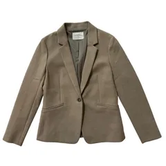  UNITED ARROWS green label relaxing ユナイテッドアローズ テーラードジャケット ベージュ 通勤 オフィス レディース36【B115】のサムネイル