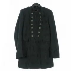ジョンガリアーノ JOHN GALLIANO アーカイブ ナポレオンコート ジャケット コットンリネン 48 ブラック 黒 AUY505Aのサムネイル
