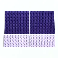 レゴ 正規品 中古 プレート 4枚セット 紫系 レゴブロック【管理番号：3893】のサムネイル