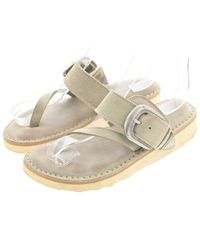 CAMINANDO スエード トングサンダル バックル ベージュ - メルカリ