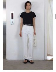 新品 JULYNINE グレー デニムパンツ　BASICデニム ジュライナイン JULYNINE グレー デニムパンツ BASICデニム ジュライナイン - メルカリ