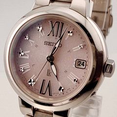 d*m様 SEIKO ルキア ピンク SSVW067 電波ソーラー フラワーパー - メルカリ