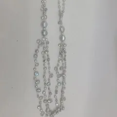 K【 保管品】淡水バロックパール ネックレス 冠婚葬祭