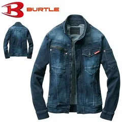 BURTLE バートル 571 クレイジーストレッチ ジャケット カラー： 45インディゴ  Ｍ / 2XL【アウトレット品】のサムネイル