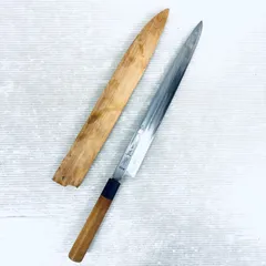 【和包丁】正本　柳刃包丁　鞘付き　刃渡り31cmのサムネイル