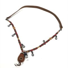 GARNI ガルニ 樹脂 ネックレス ビーズ 革紐 45cm - メルカリ