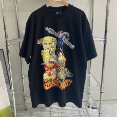 美品 ドルチェ＆ガッバーナ スパンコール 刺繍 ダメージ加工 Tシャツ
