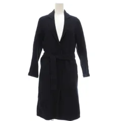 スピック&スパン Spick&Span ロングコート 比翼 スナップボタン ベルト付き 紺 ネイビー /YJ ■YHS14のサムネイル
