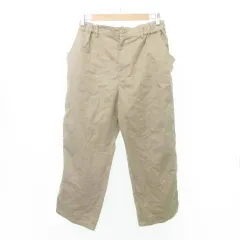 フリークスストア FREAKS STORE パンツ スラックス 無地 ウエストゴム 薄手 Lサイズ ベージュ ■GY54のサムネイル