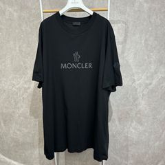 極美品】【23年式】MONCLERモンクレール半袖Tシャツ黒xs - メルカリ