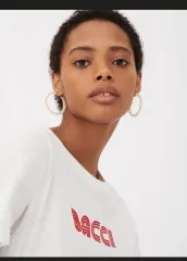 maje マージュ BACCI レッド POINT 白 Tシャツのサムネイル