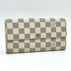 良品 ルイヴィトン ダミエアズール ポルトフォイユ サラ 10カード 財布
