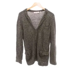 ドレステリア DRESSTERIOR 美品 カーディガン 麻 リネン M ブラウン /NL ■YHS9のサムネイル