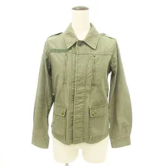 スローブ イエナ SLOBE IENA  ジャケット エポーレット ジップアップ 日本製 カーキ ■TCのサムネイル